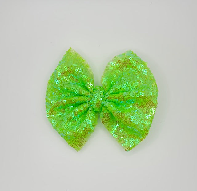 Neon Green Sequins