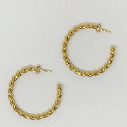Twisted Sister Hoop Earrings - preorder