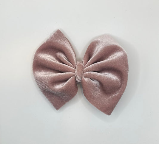 Blush Velvet Bow