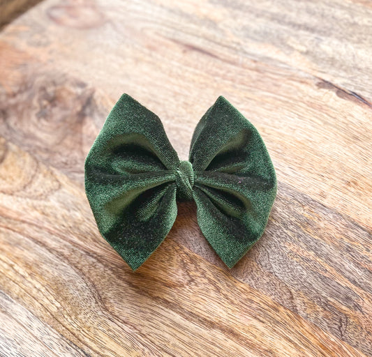 Olive Green Velvet