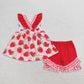 Mama's Girl Embroidered Strawberry Shorts Set - Preorder