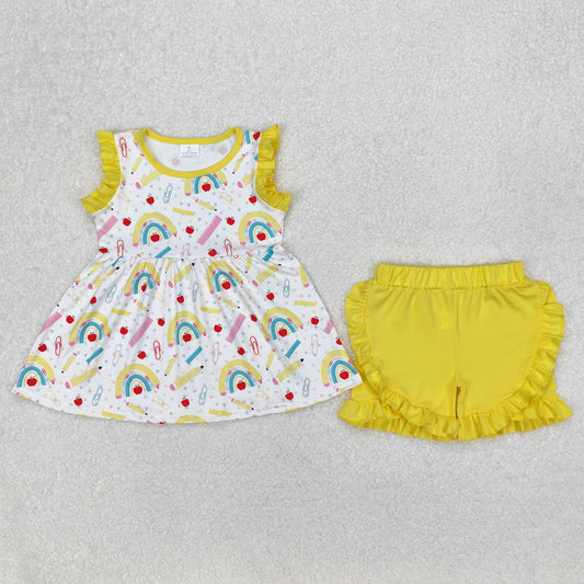 BTS Rainbow Pencils Girls Shorts Set - Preorder