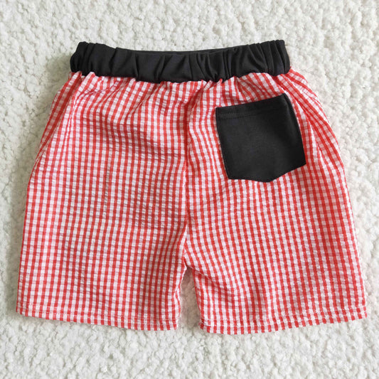 Embroidered Mouse Boys Swim Trunk - Preorder