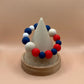 Teething Ring—Red, White, & Navy