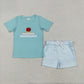 BTS Embroidered Books Boys Shorts Set - Preorder