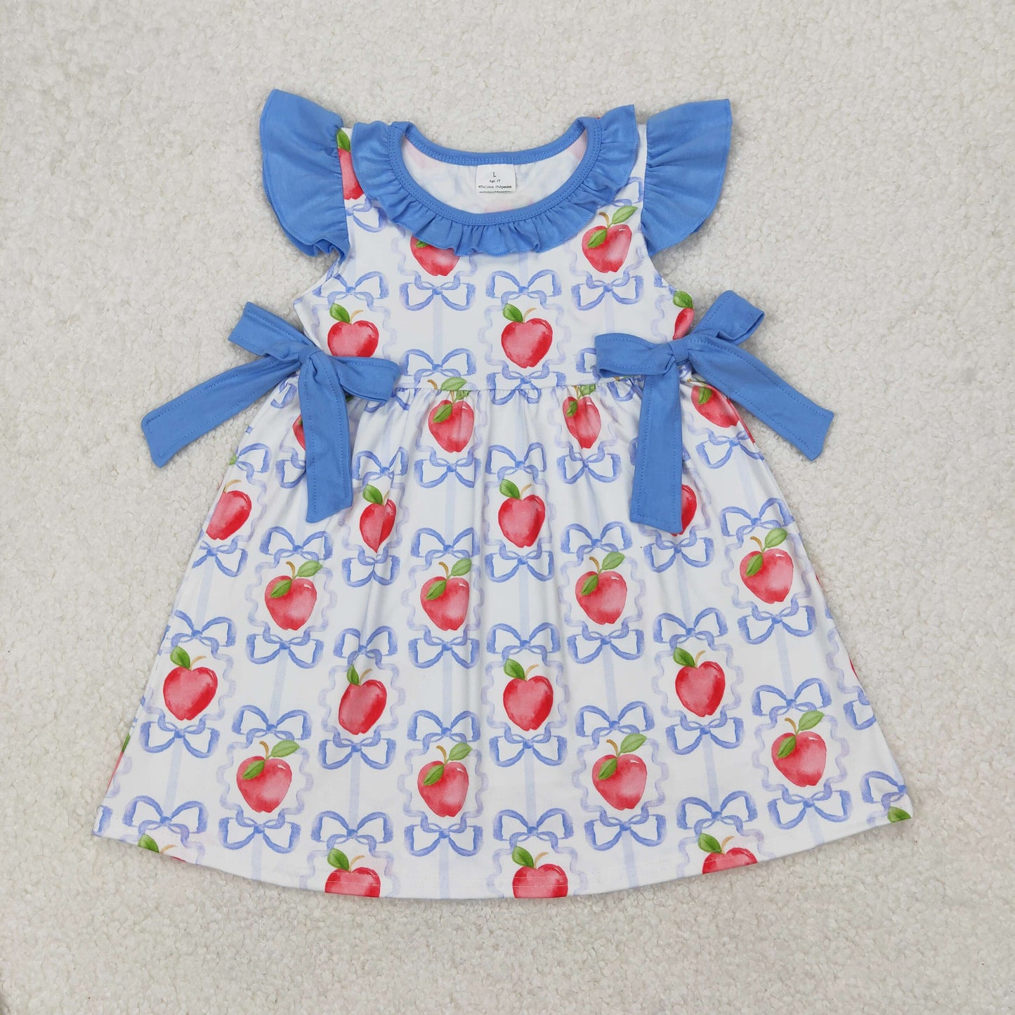 BTS Apples & Bows Girls Dress - Preorder