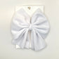 White Velvet Sailor Bow