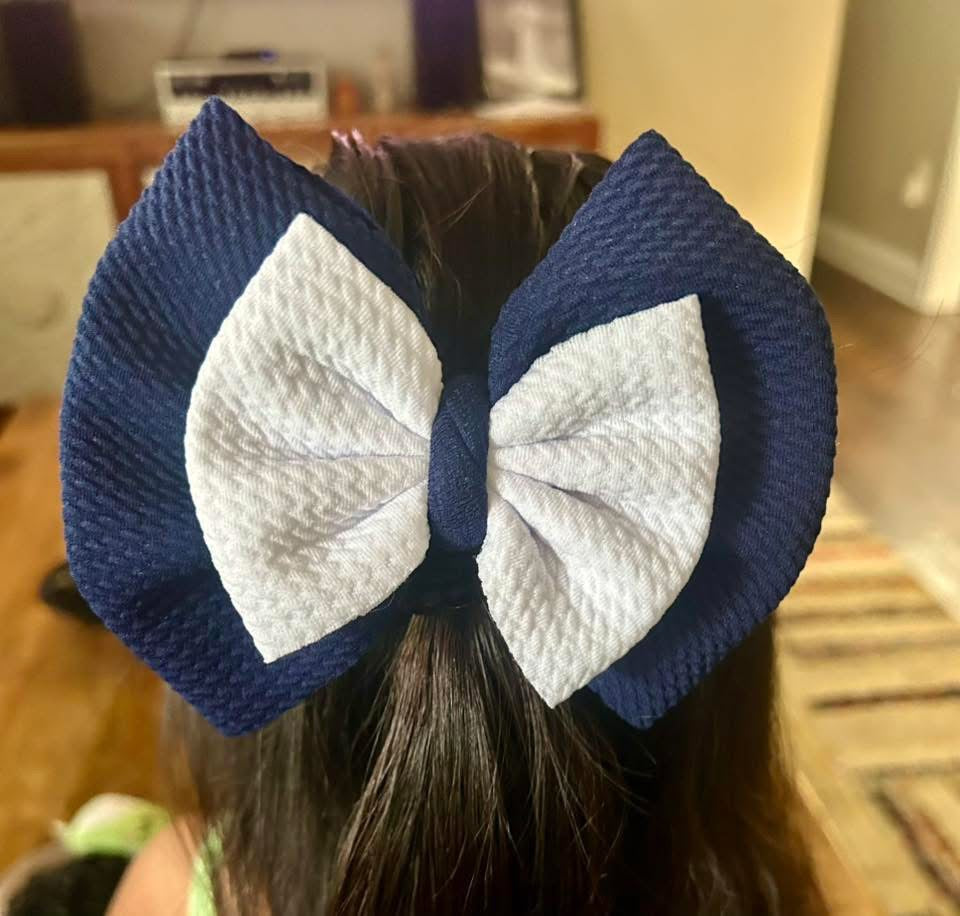 Stickball Team Colors Double Bow