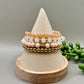 Blush X Peach 4pc Adult Bracelet Stack