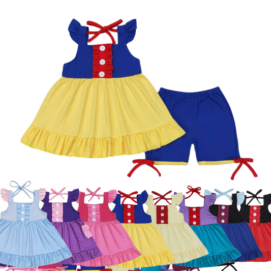 Princess Shorts Sets - Preorder