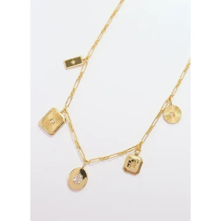 Delizia Charm Necklace Gold - preorder