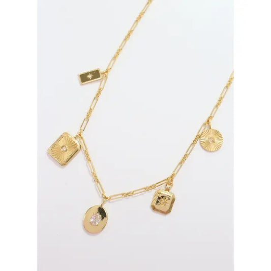 Delizia Charm Necklace Gold - preorder