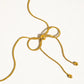 Wildrose 18K Non-Tarnish Bow Chain Necklace - preorder
